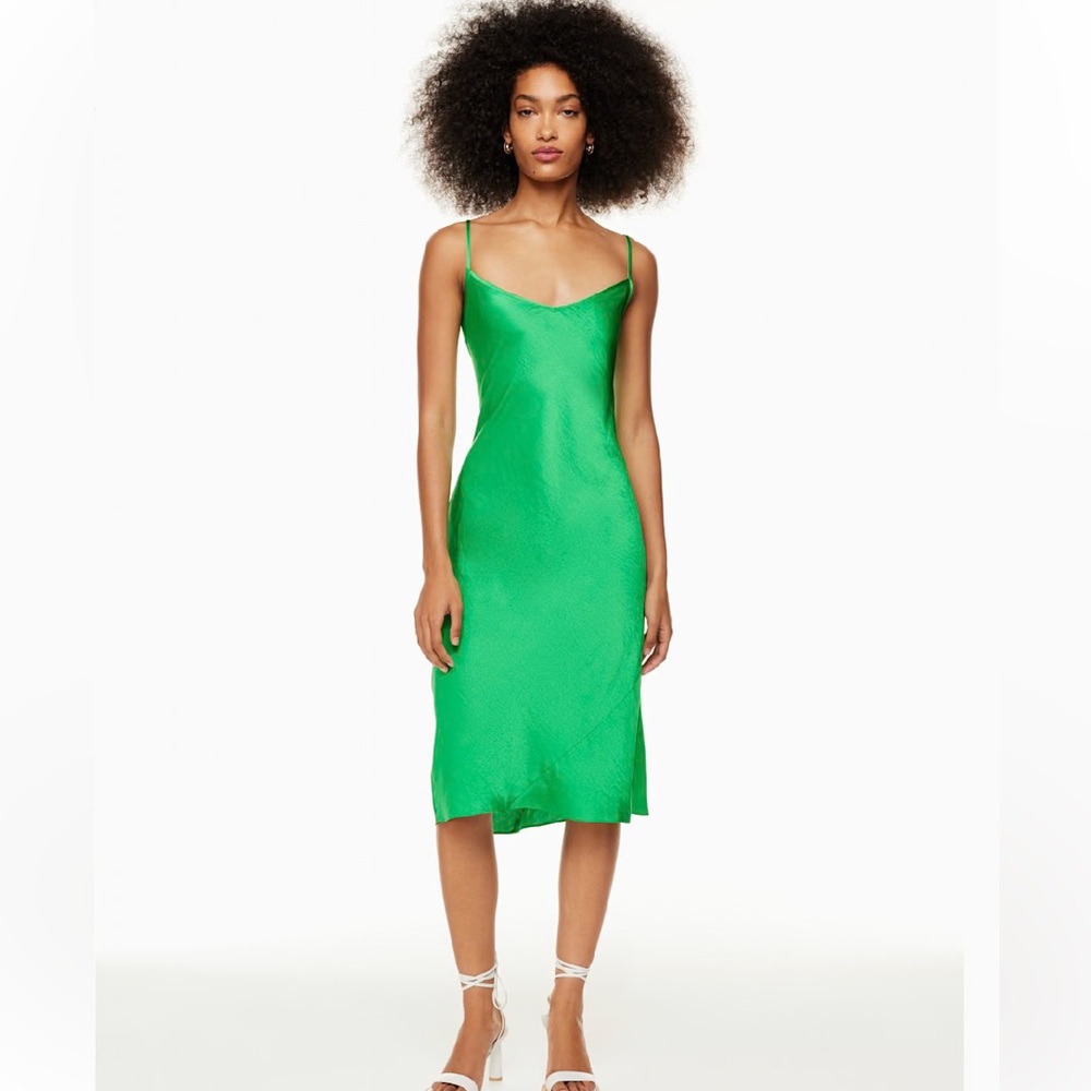 Only Slip Satin Slip Dress